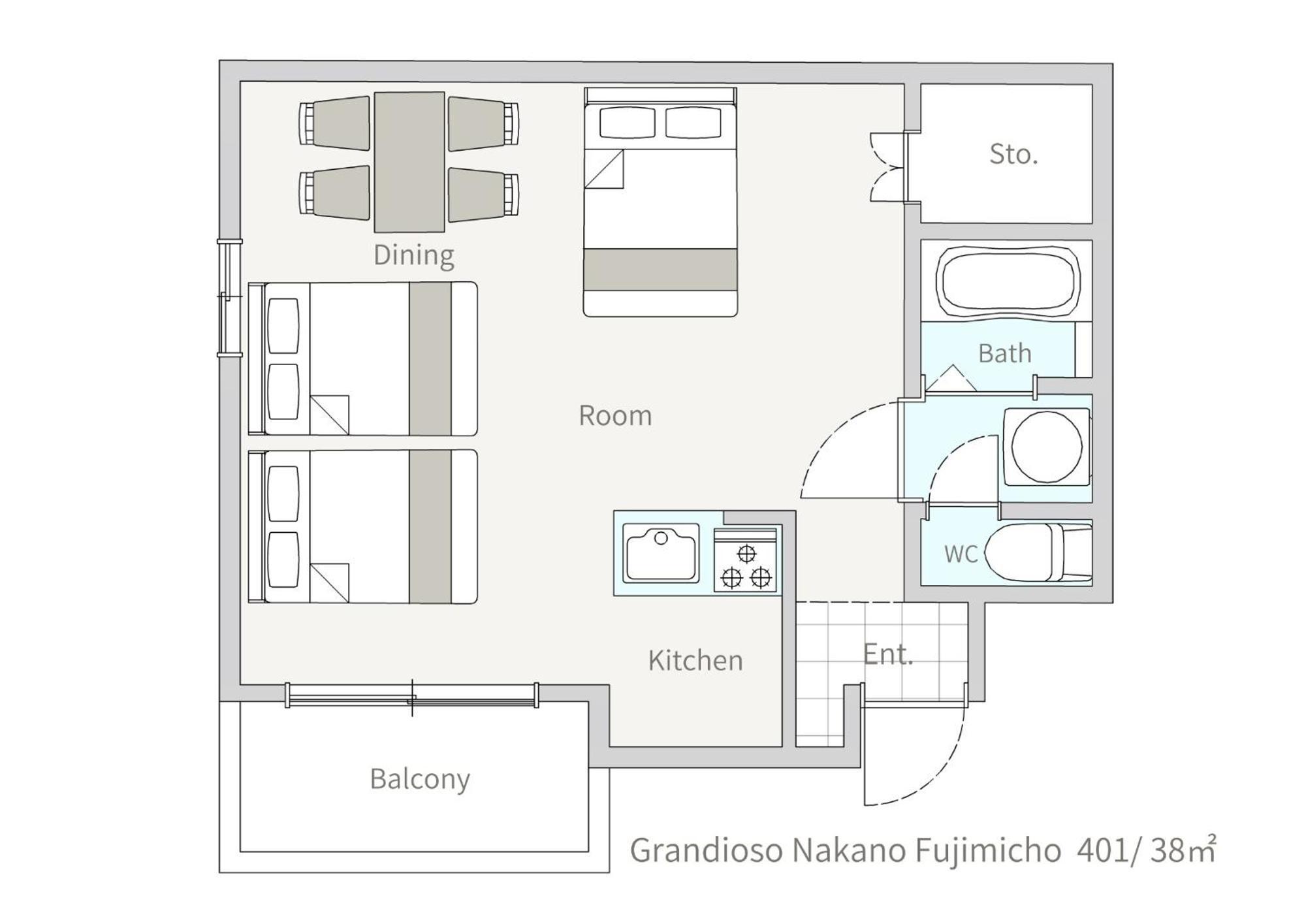 Green House Nakano Fujimicho - Vacation Stay 65992V Tokio Zewnętrze zdjęcie